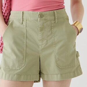 NWT J. Crew Foundry Chino Khaki Short Size 6 Cargo Shorts NEW WITH TAGS